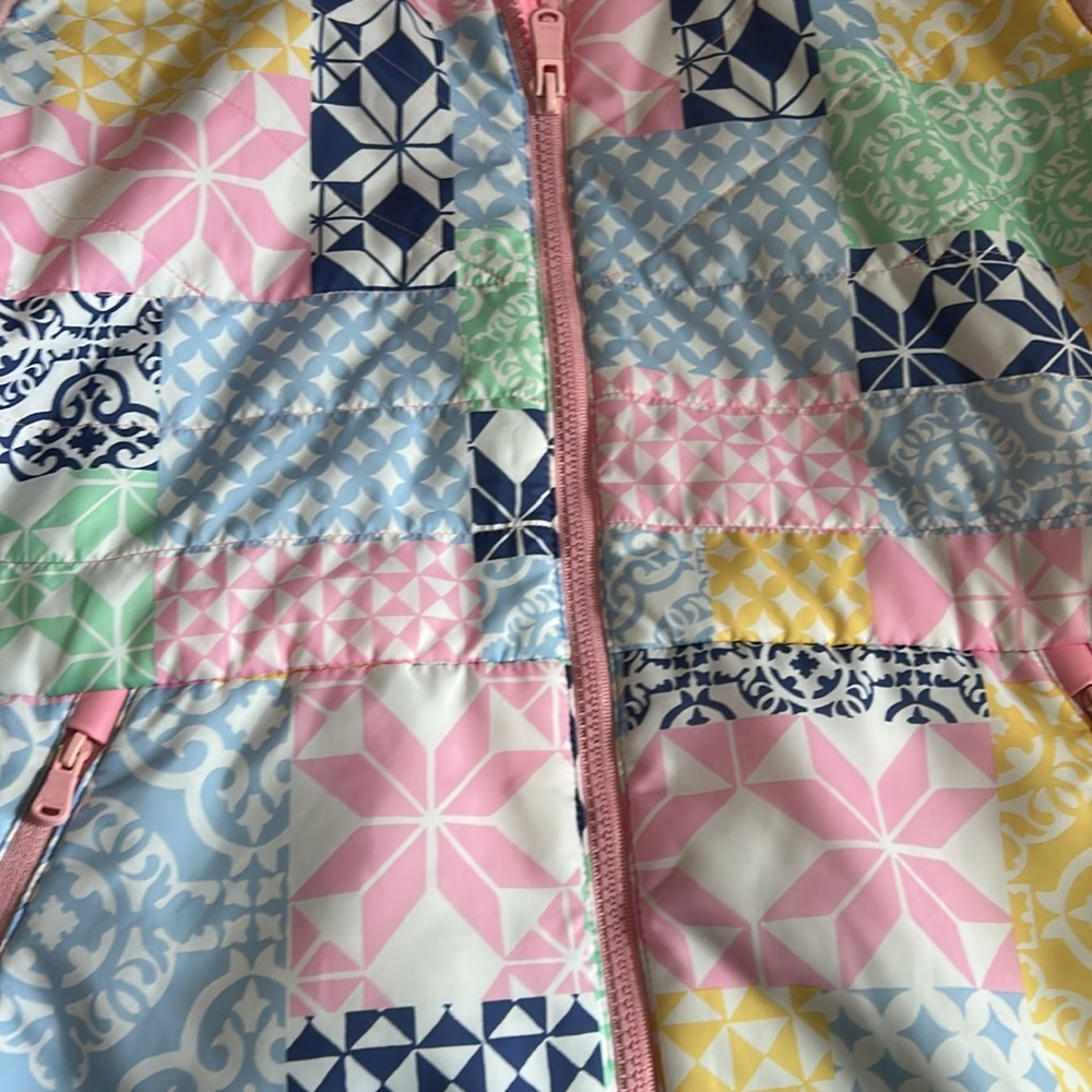 RLX Ralph Lauren Golf Patchwork Jacket - Pink Multicolor - Picture 3 of 3